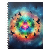 Carnet Énergie cosmique triangulaire (Devant)