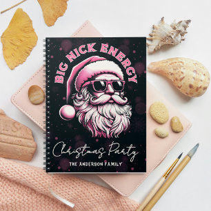 Carnet Énergie de Big Nick Santa Noël drôle de Noël Fêtes