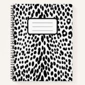 Carnet Énergie de Léopard Sauvage – Mode audacieuse à imp (Devant)