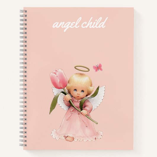 Carnet enfant ange (Devant)