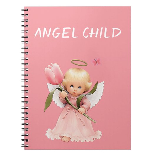 Carnet enfant ange (Devant)