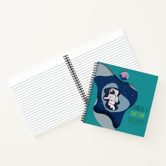 Carnet Enfant customisé Astronaut (Intérieur)