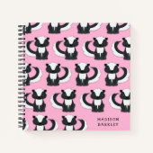 Carnet Enfant de mouffette Animaux mignons de la forêt (Devant)