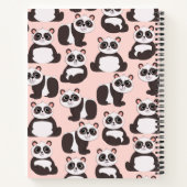 Carnet Enfant d'ours Panda Mignon (Dos)