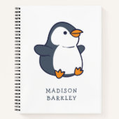 Carnet Enfant Manchot (Devant)