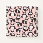 Carnet Enfant ours panda mignon (Dos)
