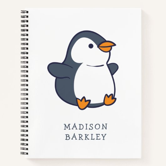 Carnet Enfant Pingouin (Devant)