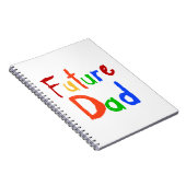 Carnet Enfant Texte Futur Papa T-shirts et cadeaux (Côté Droit)