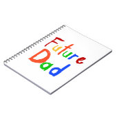 Carnet Enfant Texte Futur Papa T-shirts et cadeaux (Côté gauche)