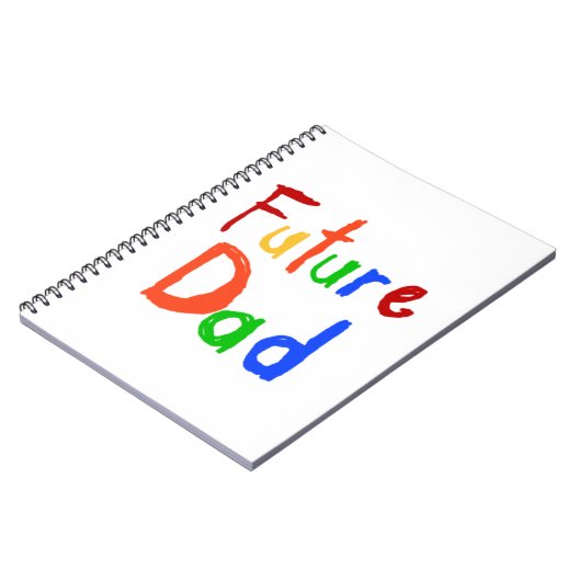 Carnet Enfant Texte Futur Papa T-shirts et cadeaux (Côté gauche)