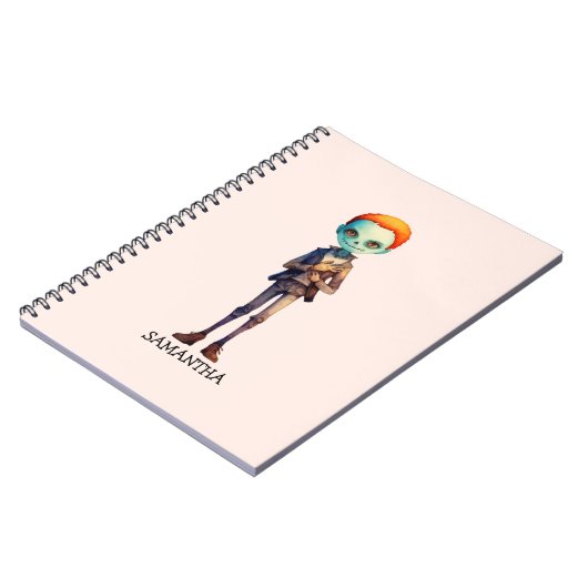 Carnet Enfant Zombie Mignon Mais Effrayant – Macabre Ador (Côté gauche)