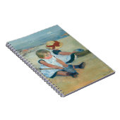 Carnet Enfants à la plage | Carte postale de Mary Cassatt (Côté Droit)