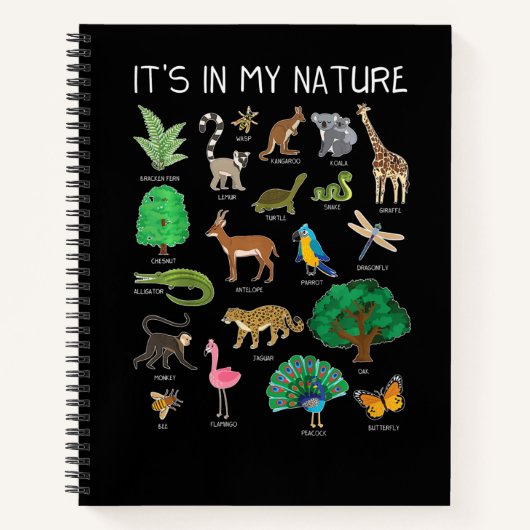 Carnet Enfants Animaux Zoo Keeper Zookeeper Study Zoologi (Devant)