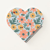 Carnet Enfants Cute Ladybug Polka dot Daisy Flower Motif (Dos)