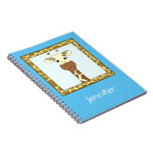 Carnet Enfants drôles de bande dessinée de girafe (Côté Droit)