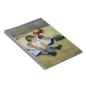 Carnet Enfants jouant sur la plage de Mary Cassatt (Côté Droit)
