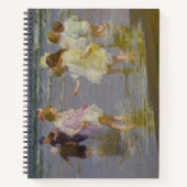 Carnet Enfants marchant sur la plage (par E.H. Potthast) (Devant)