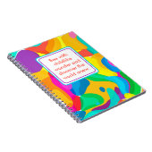 Carnet Enfants Merveilles et couleurs de cirque brillante (Côté Droit)