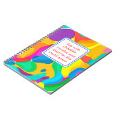 Carnet Enfants Merveilles et couleurs de cirque brillante (Côté gauche)