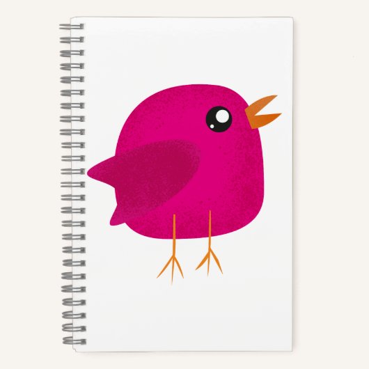 Carnet Enfants mignonette birdy (Recto)