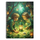 Carnet Enfants mignons dans la forêt (Devant)