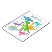 Carnet Enfants mignons dinosaure (Côté gauche)