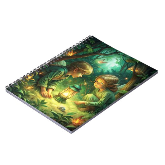 Carnet Enfants mignons en forêt (Côté gauche)