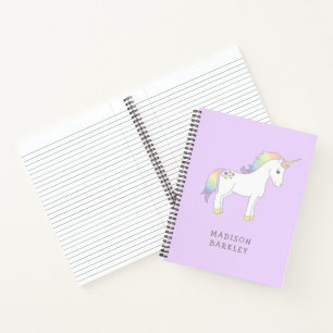 Carnet Enfants mignons licorne