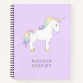 Carnet Enfants mignons licorne (Devant)