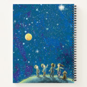 Carnet Enfants observant les étoiles (Dos)