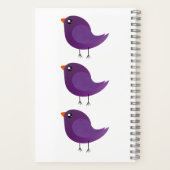 Carnet Enfants oiseau mignon (Verso)