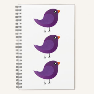 Carnet Enfants oiseau mignon