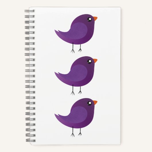 Carnet Enfants oiseau mignon (Recto)