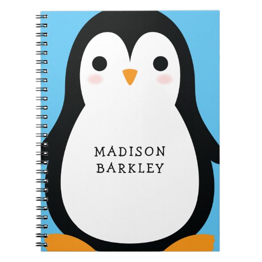 Carnet Enfants Penguin mignonne (Devant)