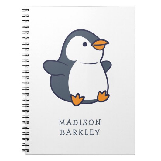 Carnet Enfants pingouins adorables (Devant)