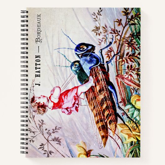 Carnet Enfants Riding Grasshoppers (Devant)