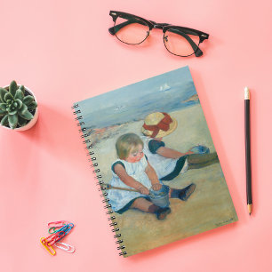 Carnet Enfants sur la plage   Carte postale de Mary Cassa