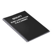 Carnet Engagement envers la qualité : un voyage d'excelle (Côté Droit)