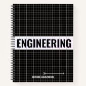 Carnet Engineering Graph Paper Design | Personalized Grid (Devant)