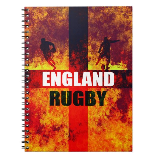 Carnet England rugby (Devant)