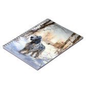Carnet English Setter Qu'il neige Noël (Côté gauche)