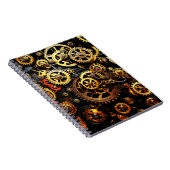 Carnet Engrenages mécaniques Steampunk 1004 (Côté Droit)