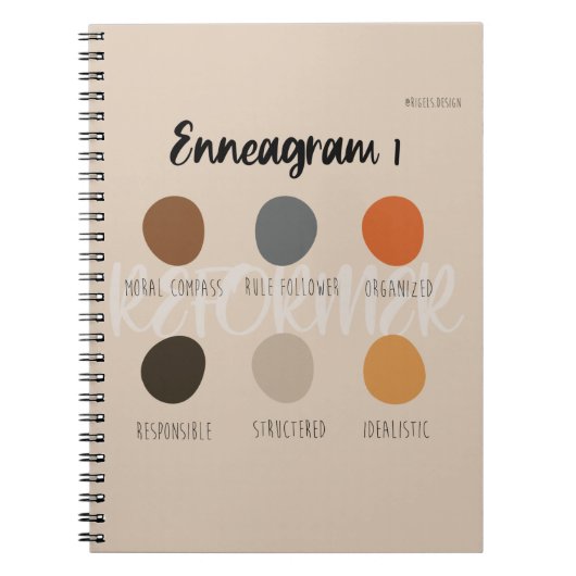 Carnet Enneagram 1 (Devant)