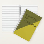 Carnet Ennemis pour Vanquish Funny Olive & Bright Green (À l'intérieur)