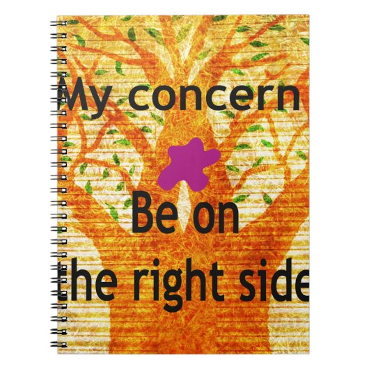 Carnet Enraciné dans la droiture Baobab perspective Vinta (Devant)