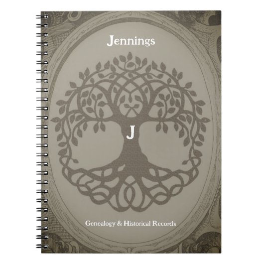 Carnet Enregistrements généalogiques Arbre de famille Anc (Devant)