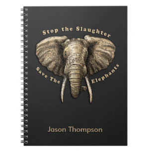 Carnet Enregistrer le graphique des éléphants