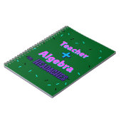 Carnet Enseignant + algèbre ×Headaches Math Algebra Ensei (Côté gauche)