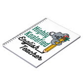 Carnet Enseignant anglais hautement qualifié (Côté gauche)