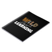Carnet Enseignant Cadeau Wild À propos de l'apprentissage (Côté gauche)